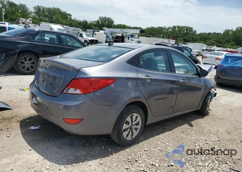 2015 Hyundai Accent Gls z USA, uszkodzony, nr VIN KMHCT4AE7FU921425